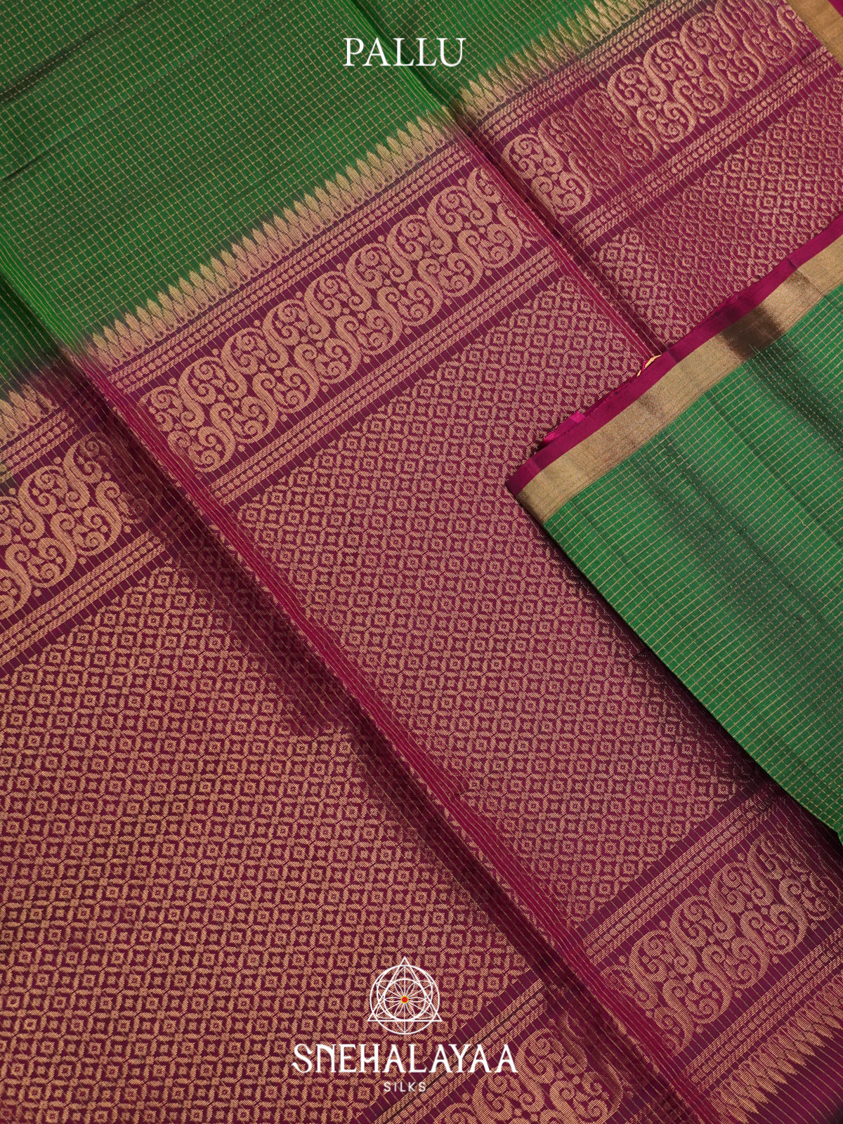 Green Soft Silk Saree