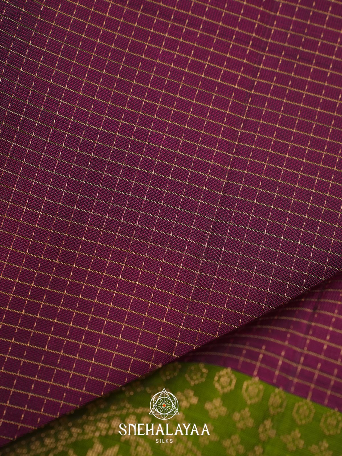 Wine Soft Silk Saree
