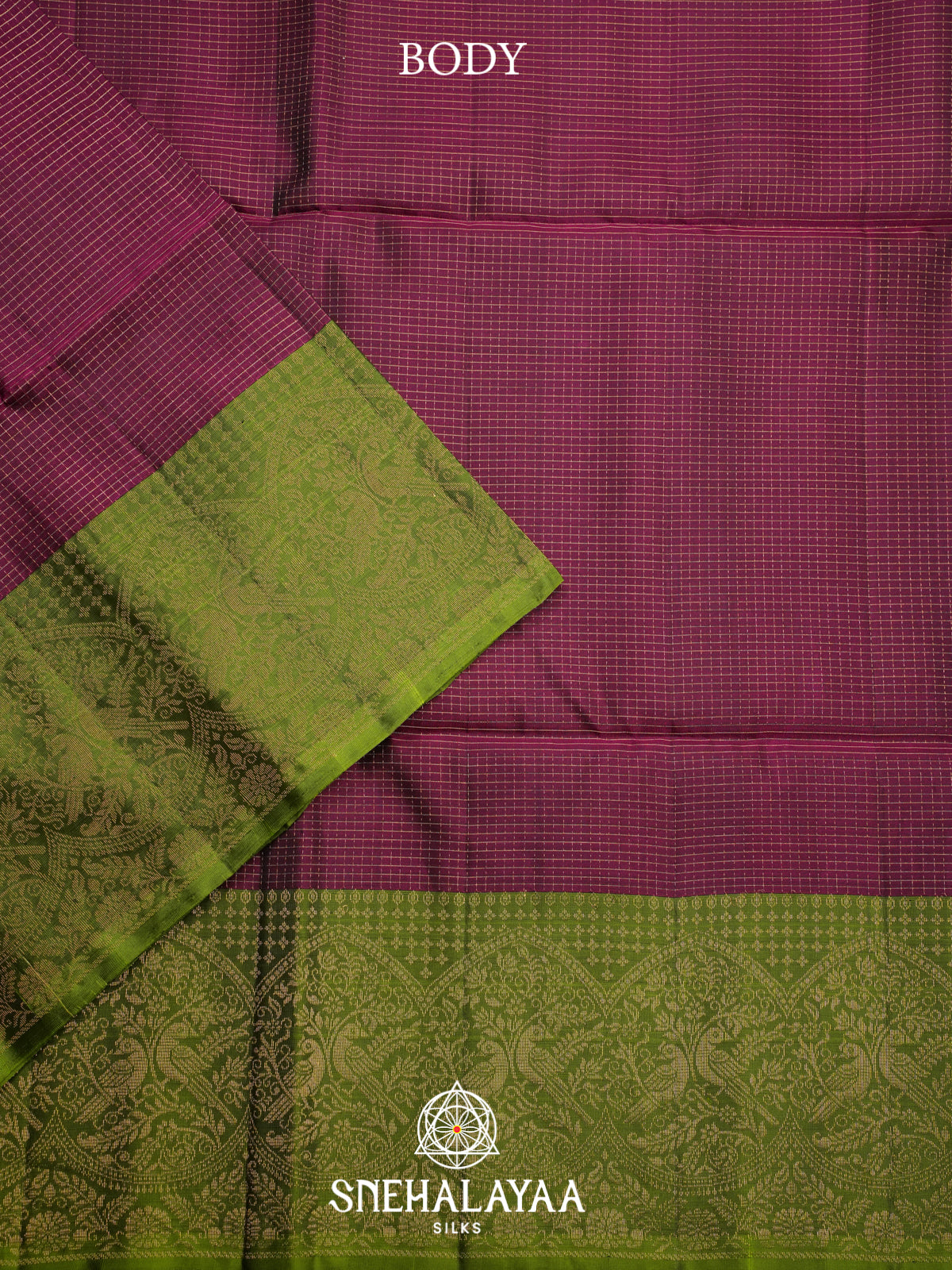 Wine Soft Silk Saree