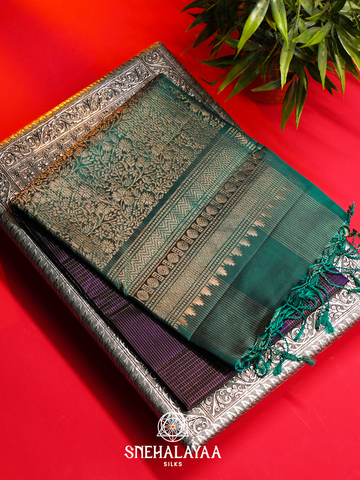Royal Purple Soft Silk Saree