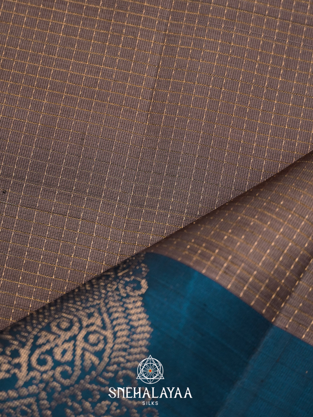 Dusty Taupe Soft Silk Saree