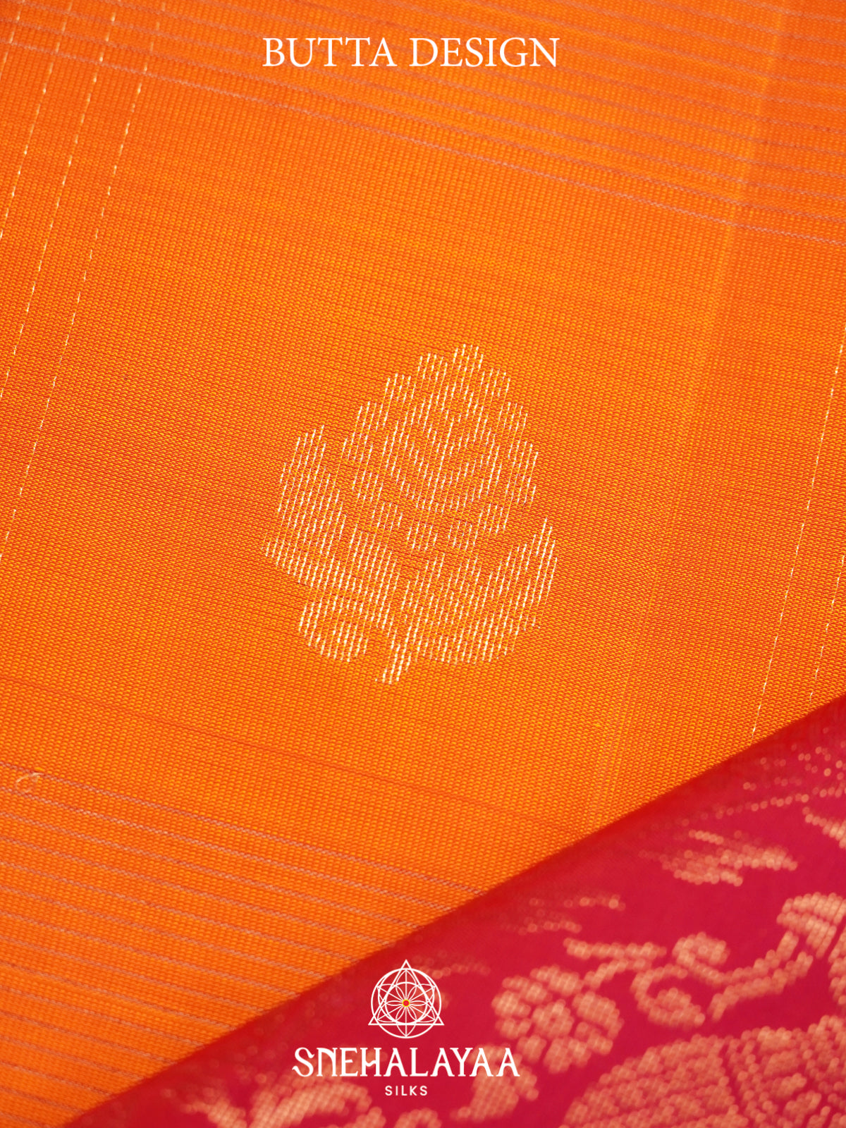 Orange Soft Silk Saree