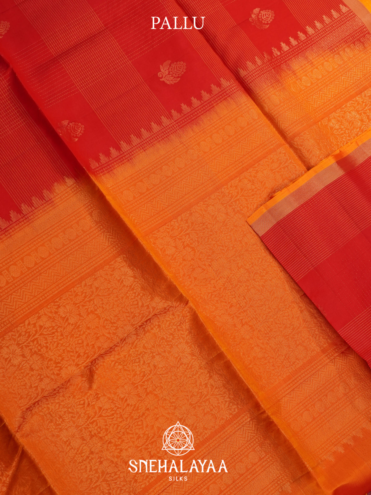 Red Soft Silk Saree