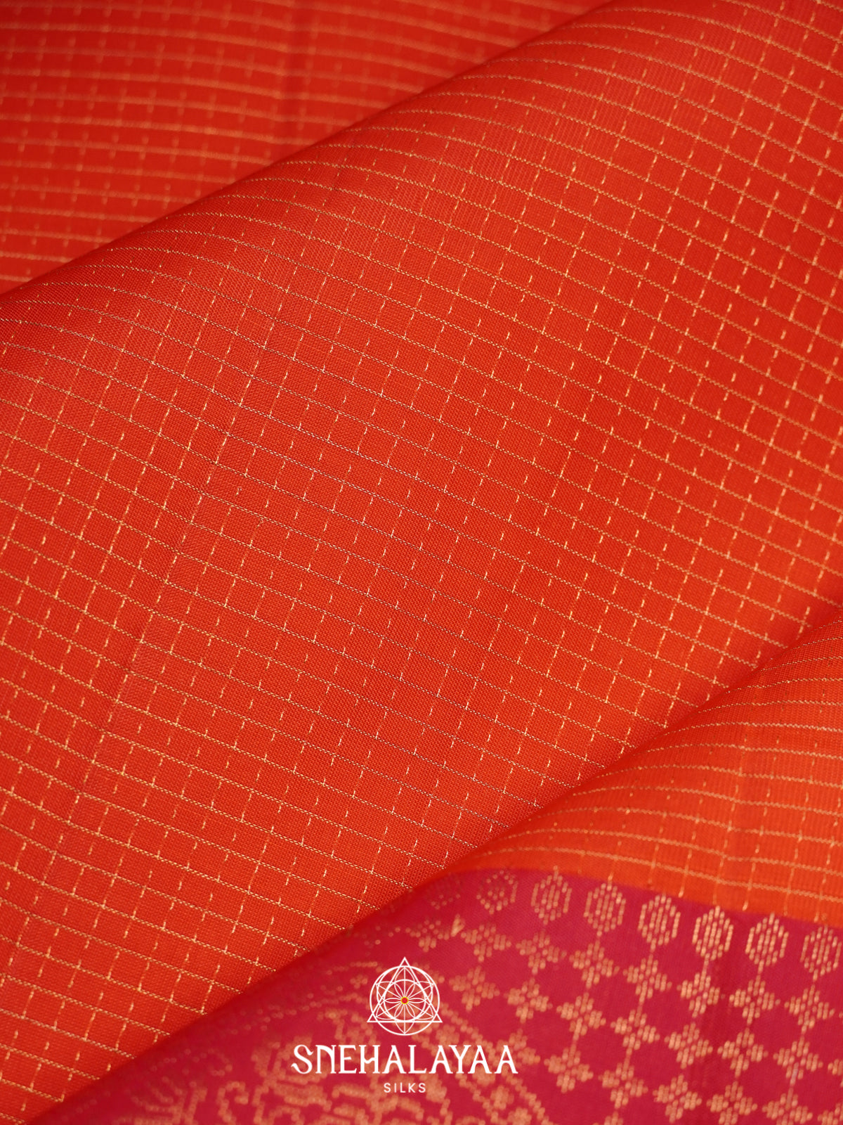 Orange Soft Silk Saree