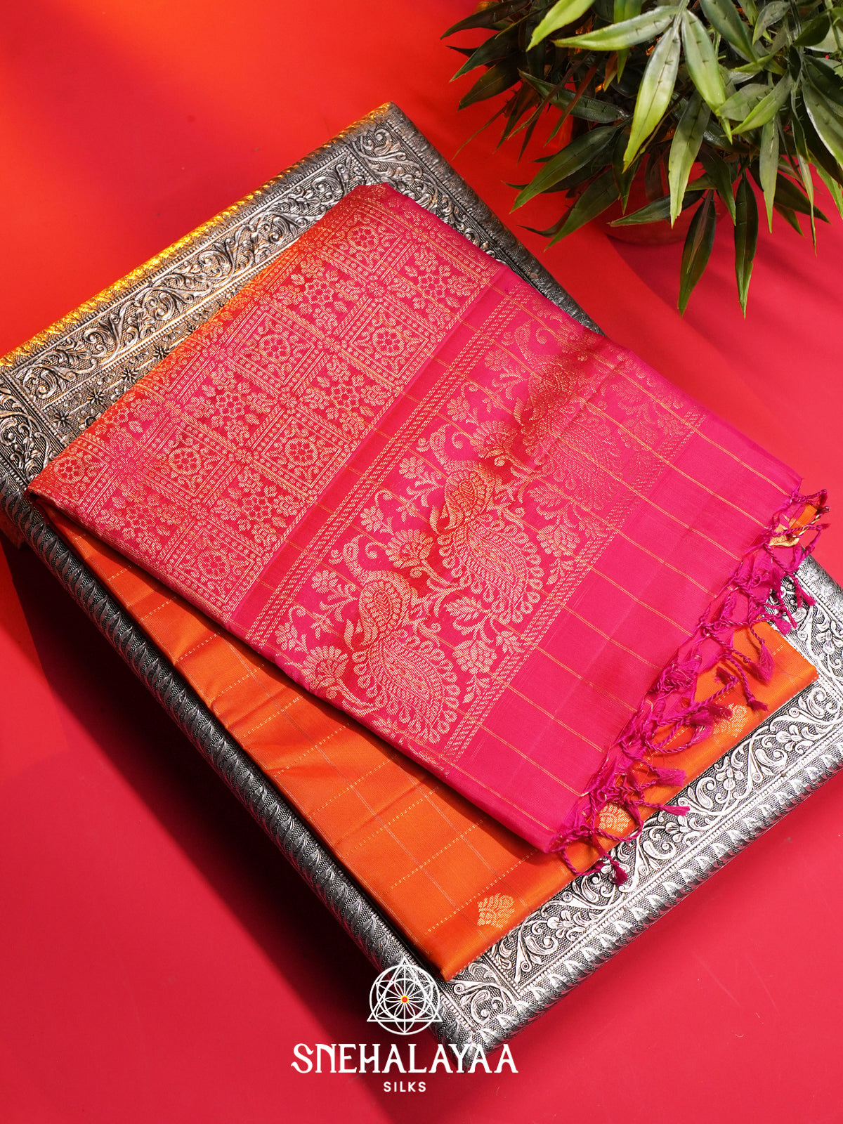 Mustard Soft Silk Saree