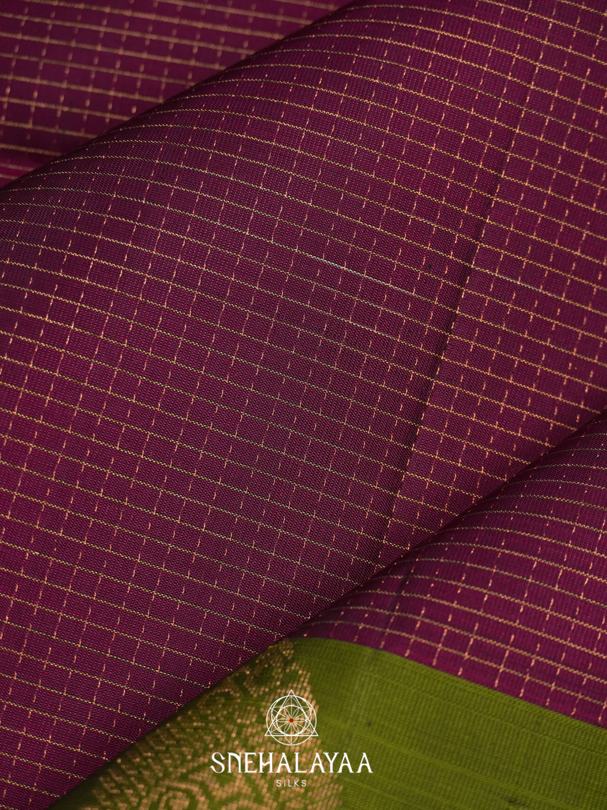 Burgundy Soft Silk Saree