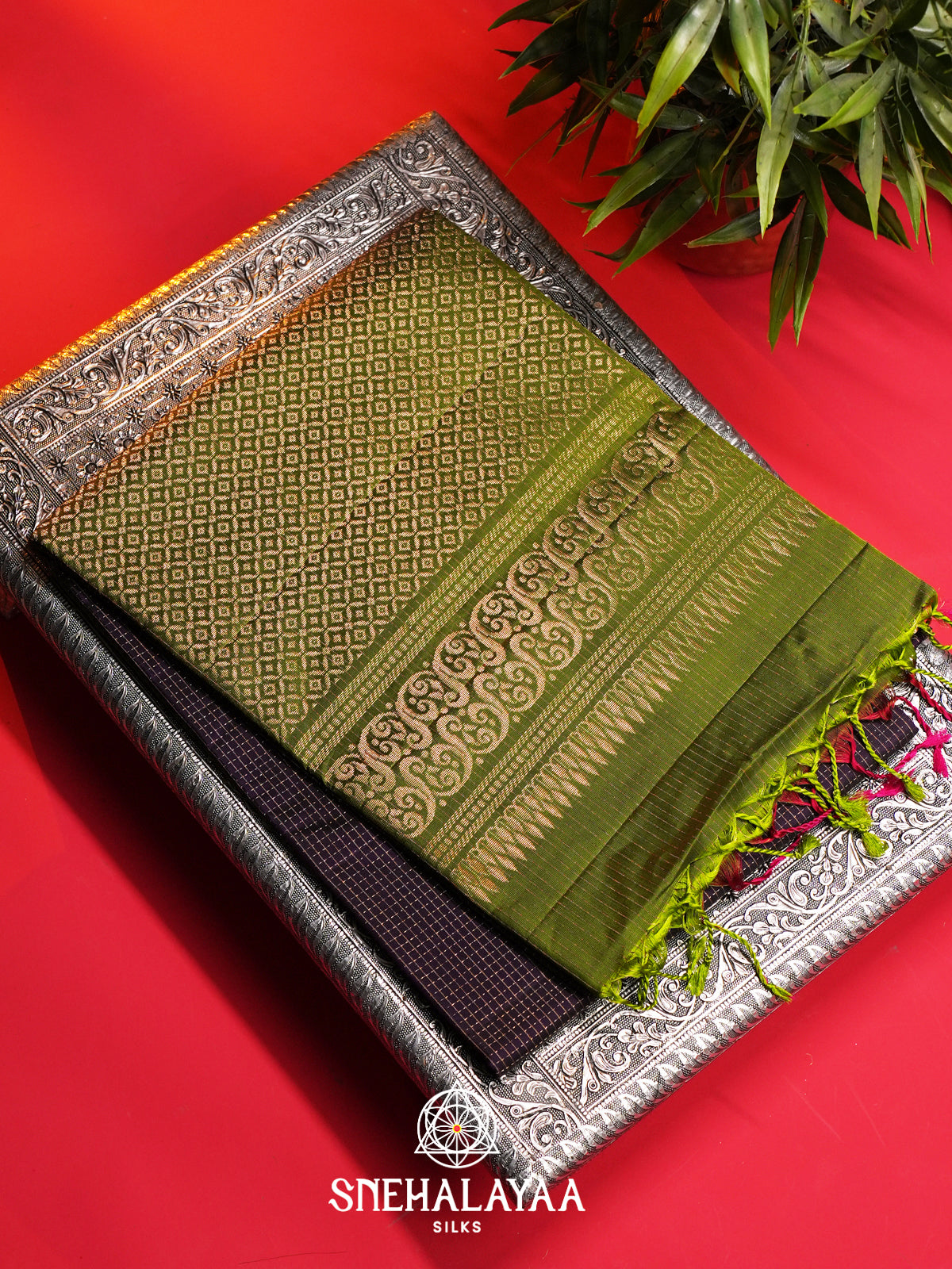 Purple Soft Silk Saree