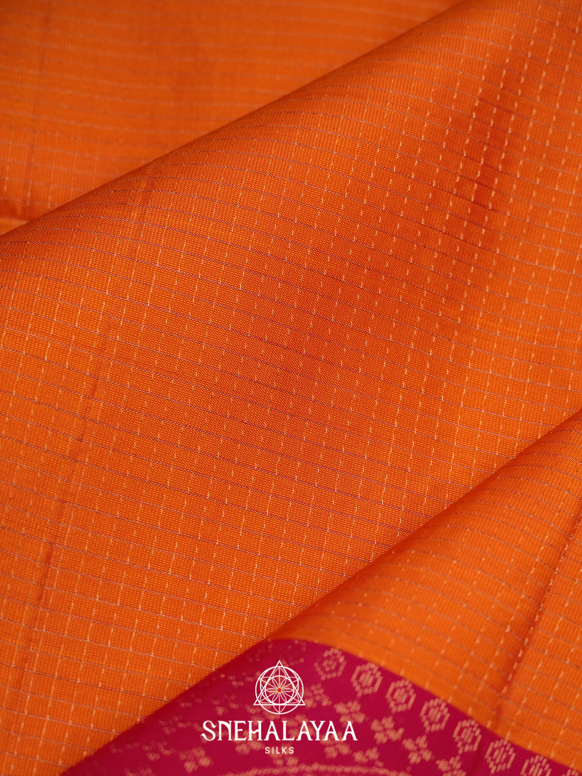 Orange Soft Silk Saree