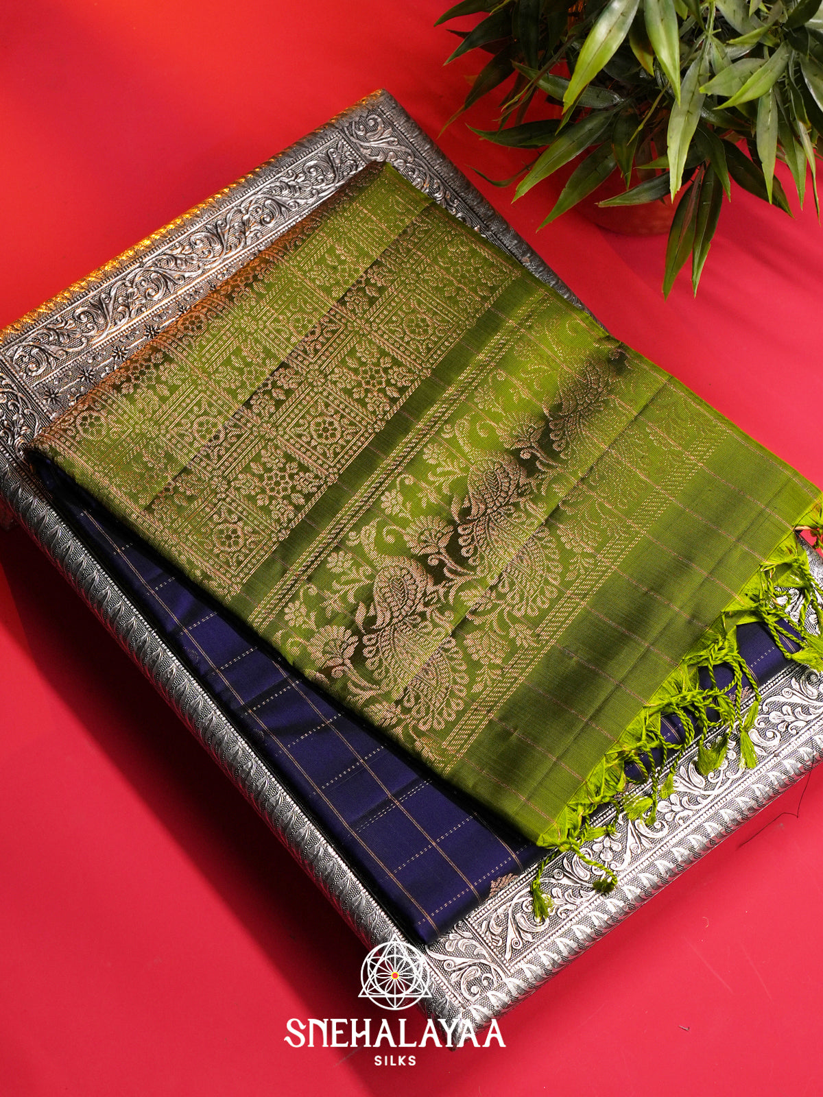 Royal Blue Soft Silk Saree