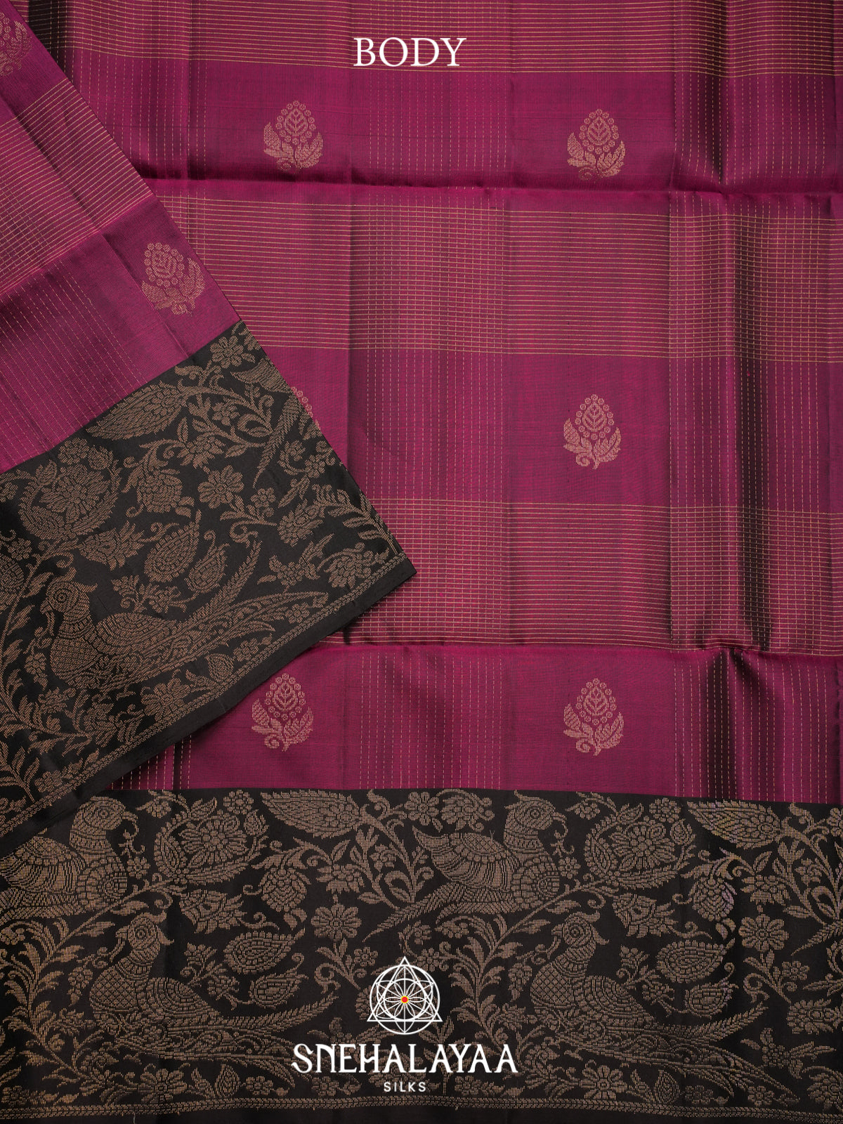 Magenta Soft Silk Saree