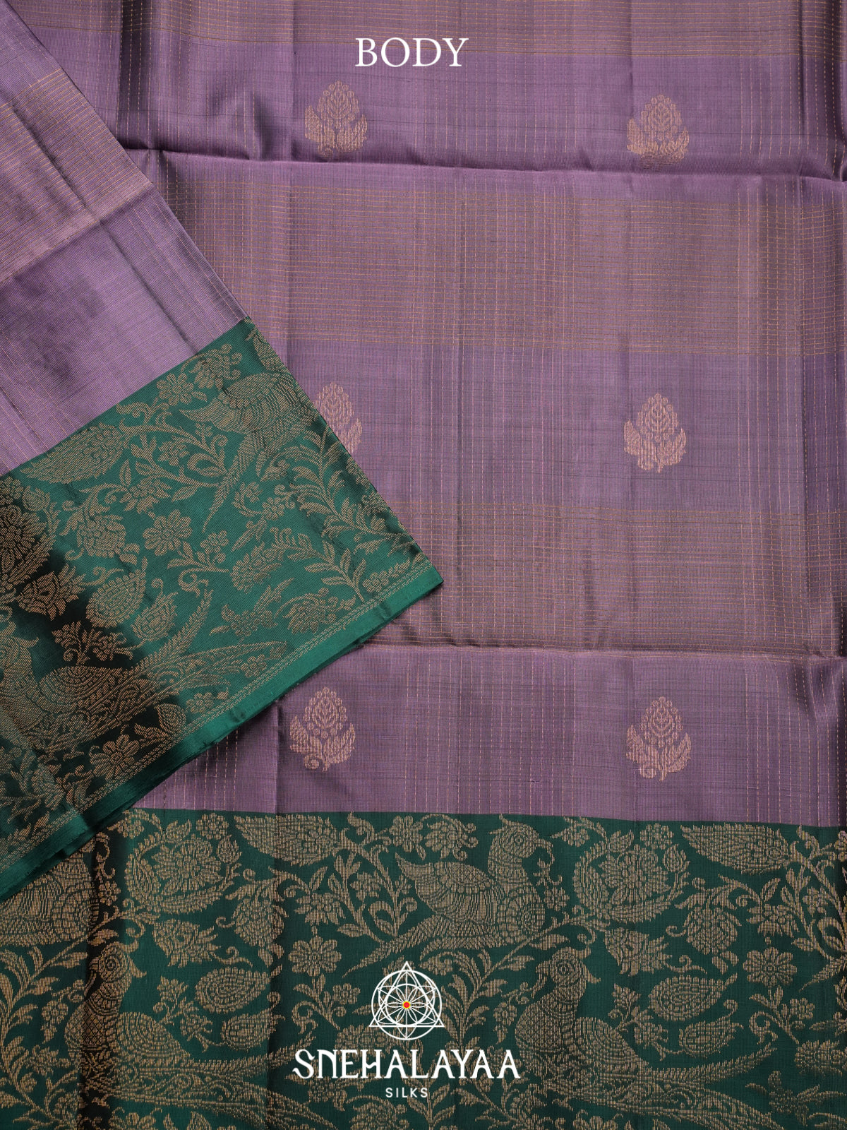 Lavender Soft Silk Saree