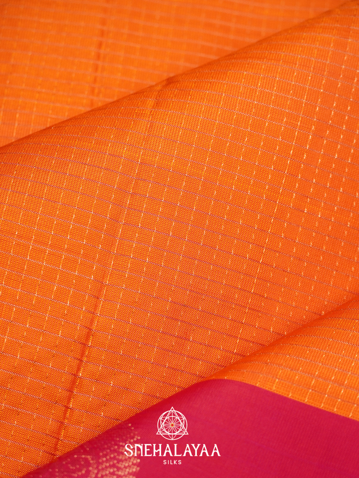 Orange Soft Silk Saree