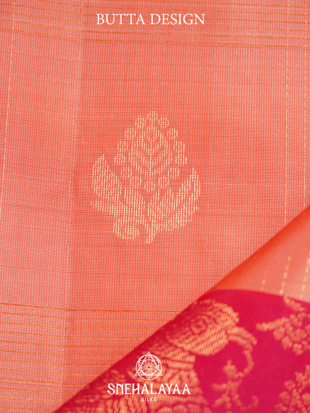 Peach Soft Silk Saree