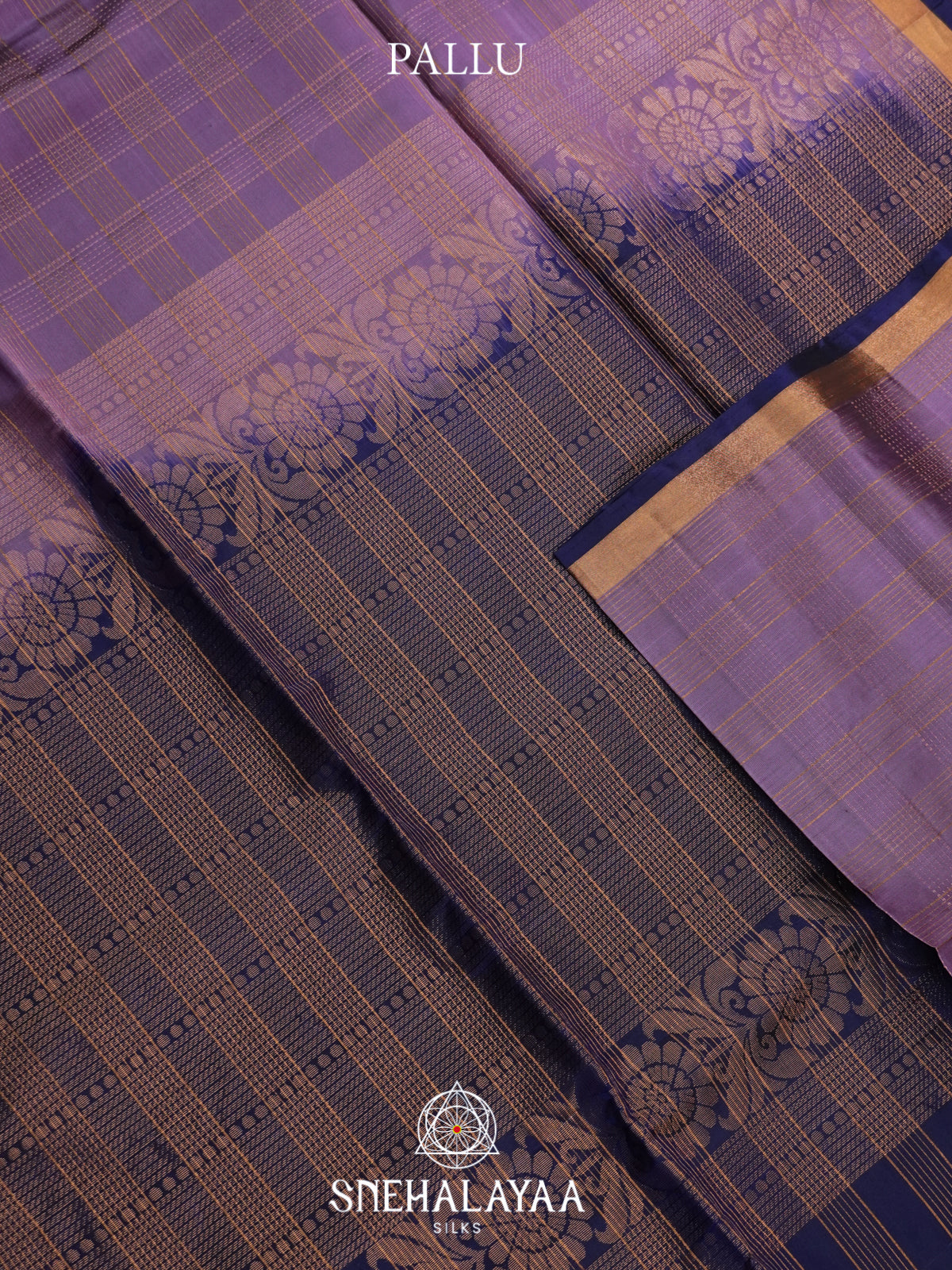 Lilac Soft Silk Saree