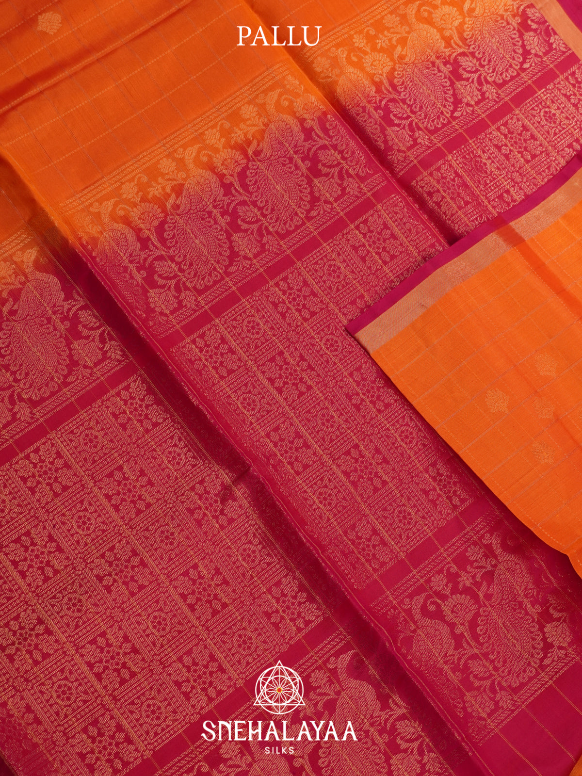 Orange Soft Silk Saree