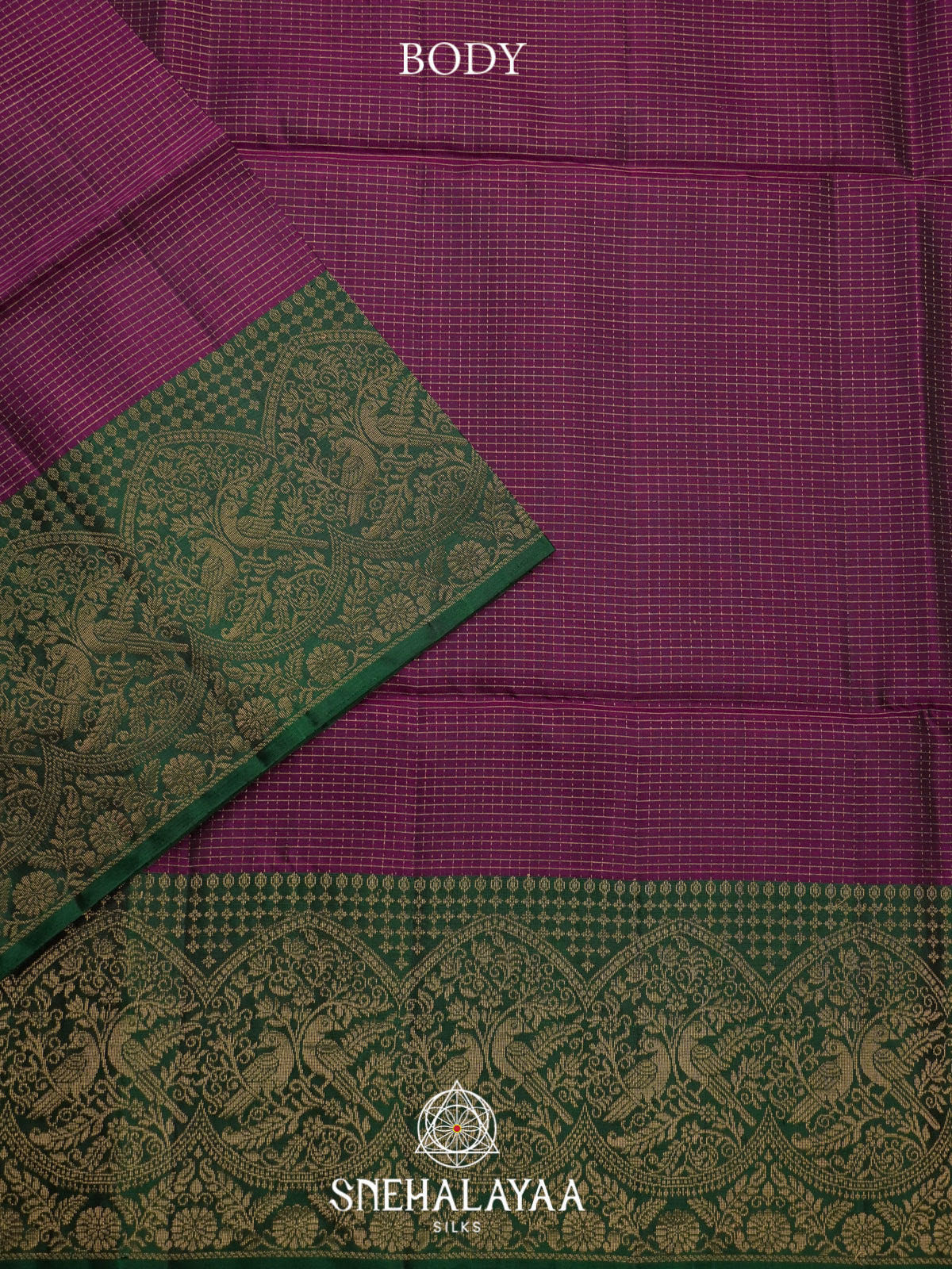 Wine Soft Silk Saree