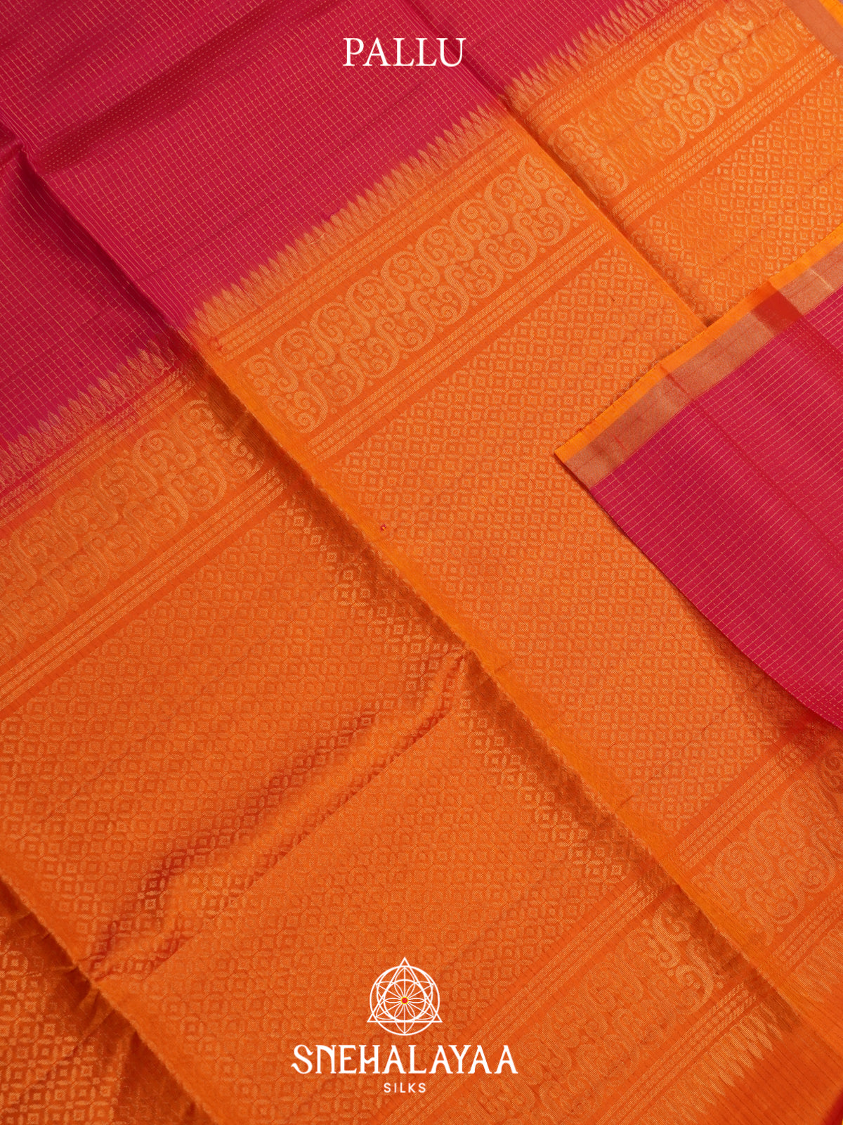 Pink Soft Silk Saree