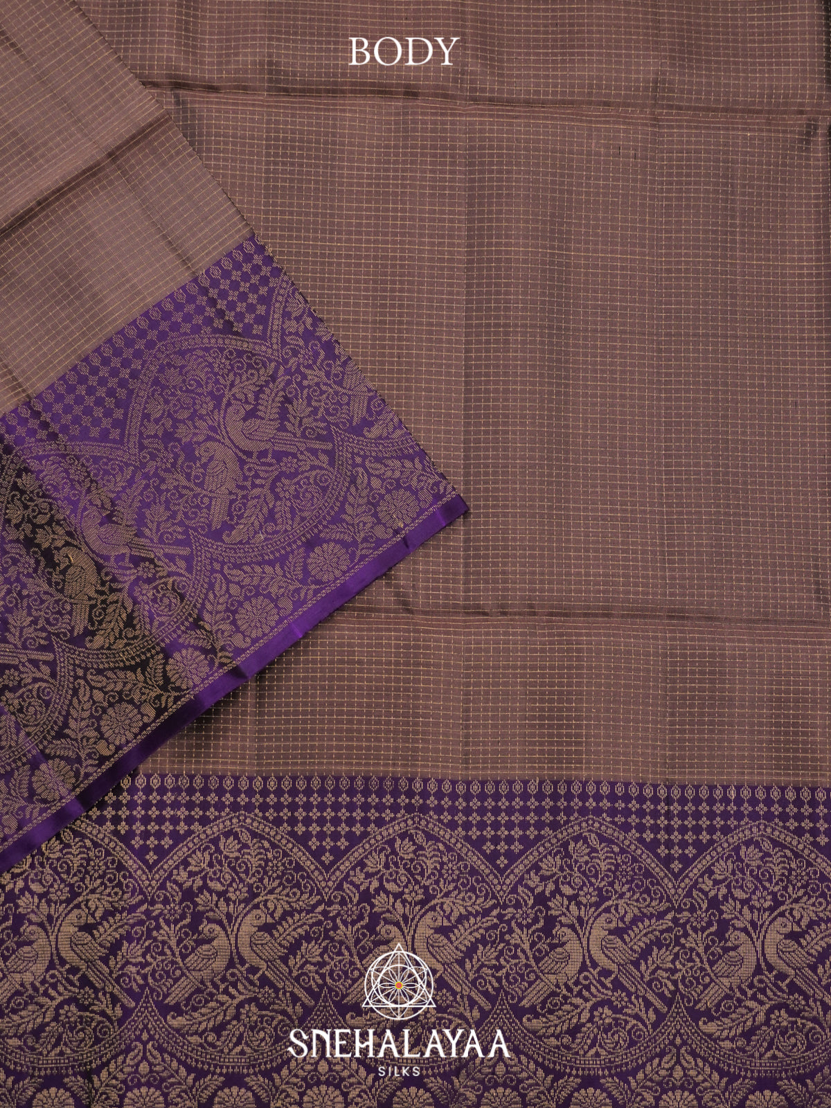 Brown Soft Silk Saree