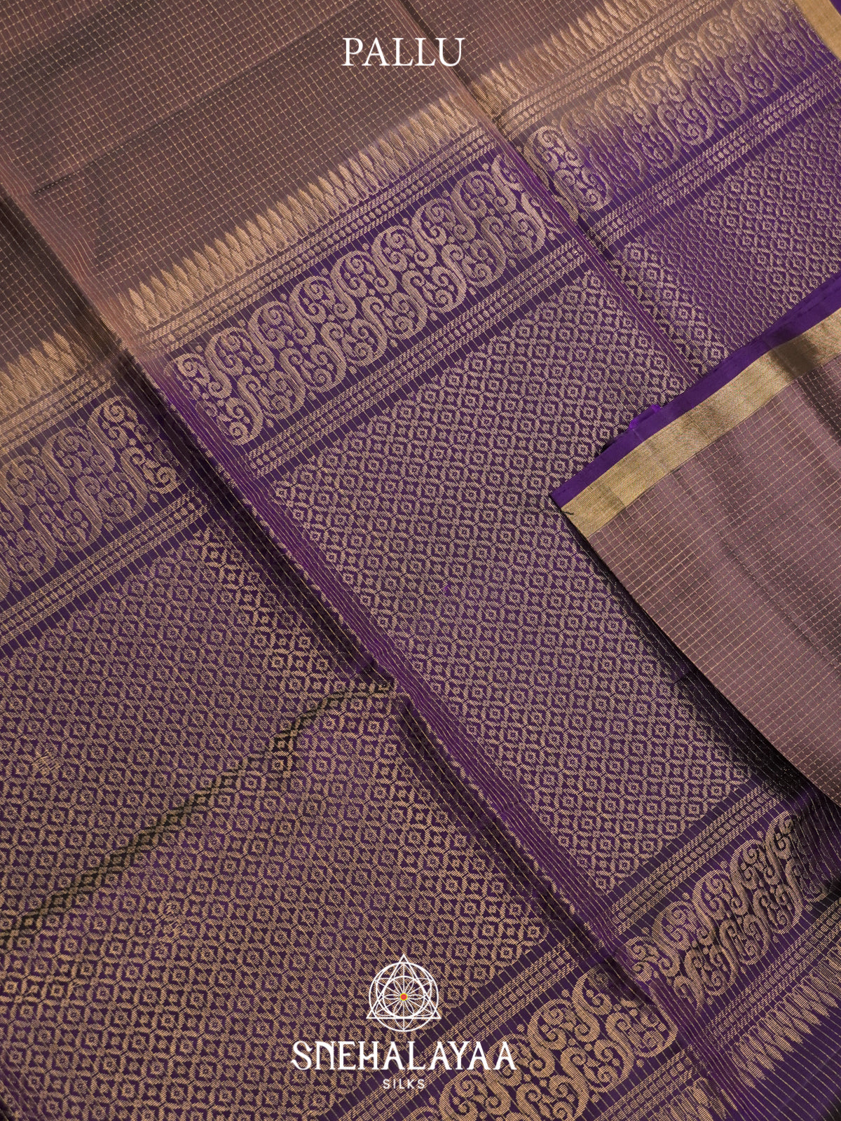 Brown Soft Silk Saree