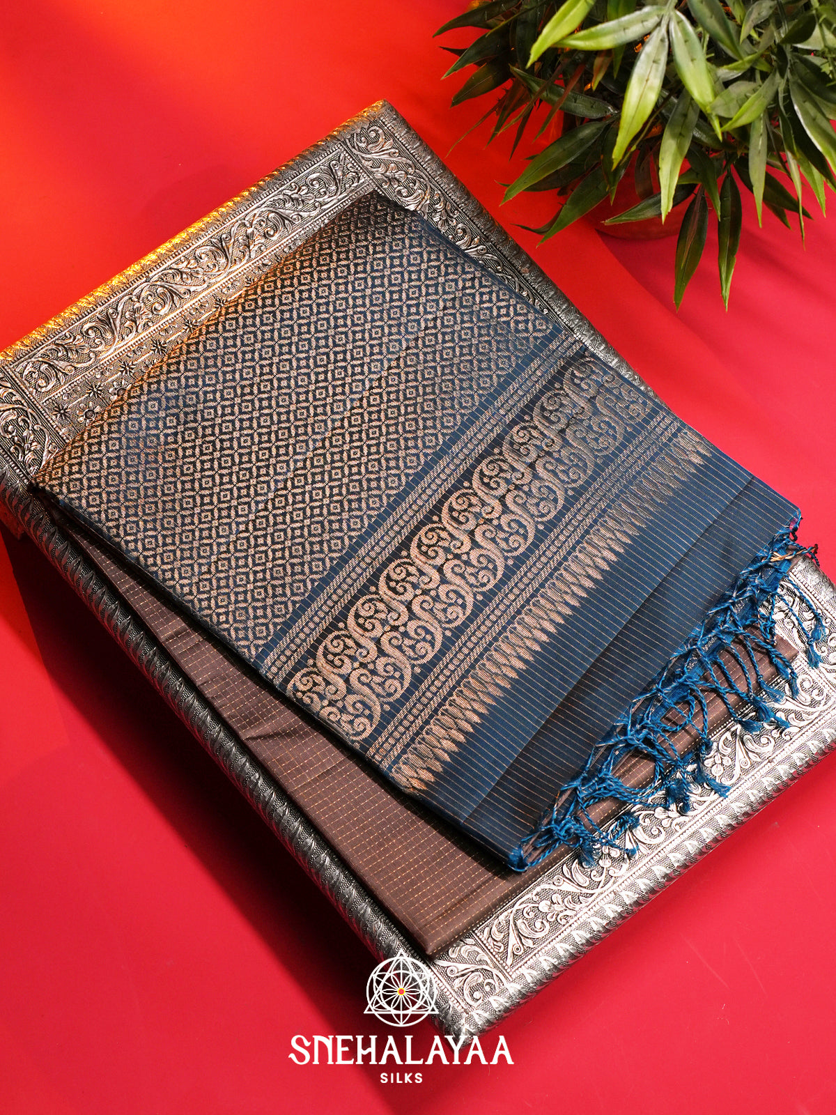 Brown Soft Silk Saree