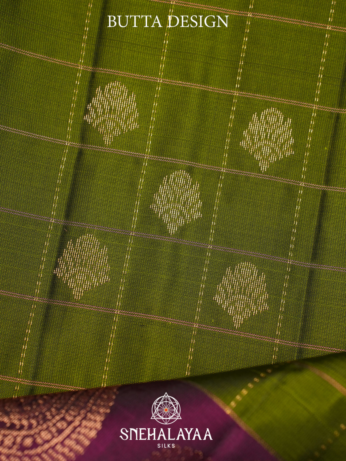 Olive Green Soft Silk Saree