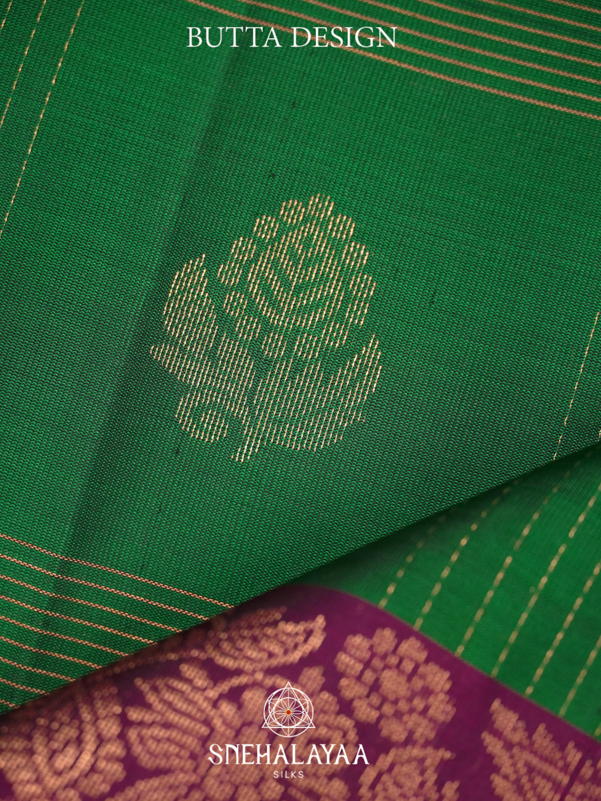 Emerald Green Soft Silk Saree