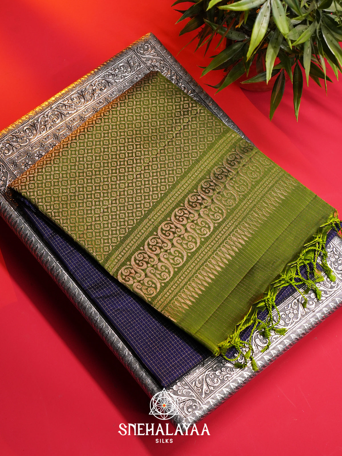 Blue Soft Silk Saree