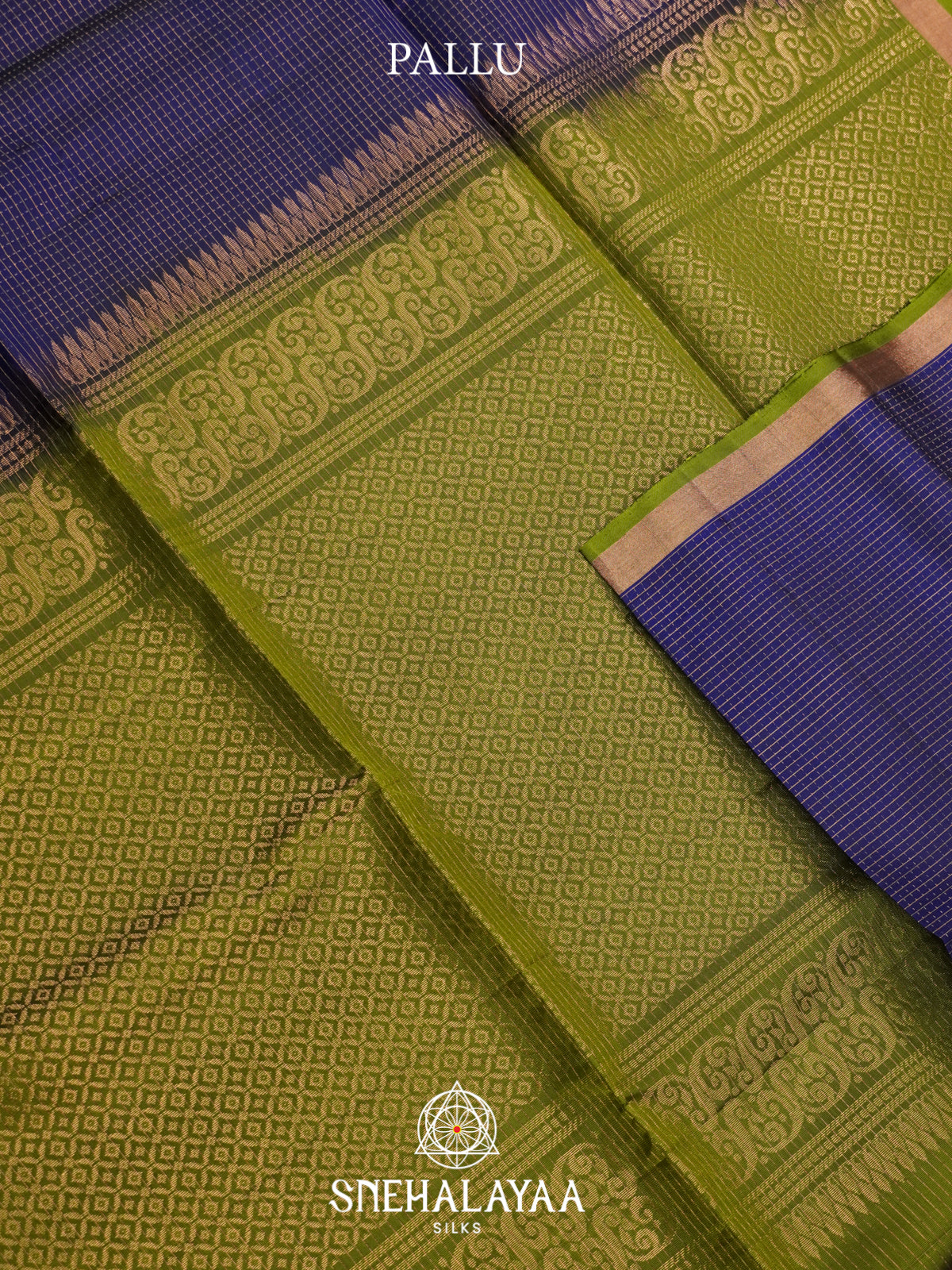 Blue Soft Silk Saree
