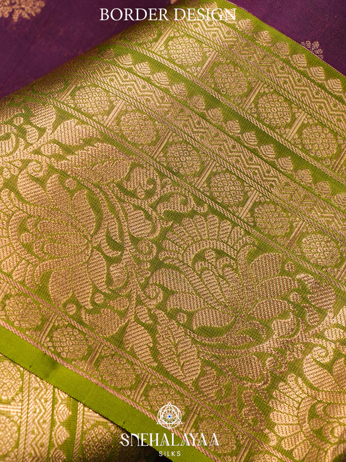 Wine Kanjivaram Silk Saree