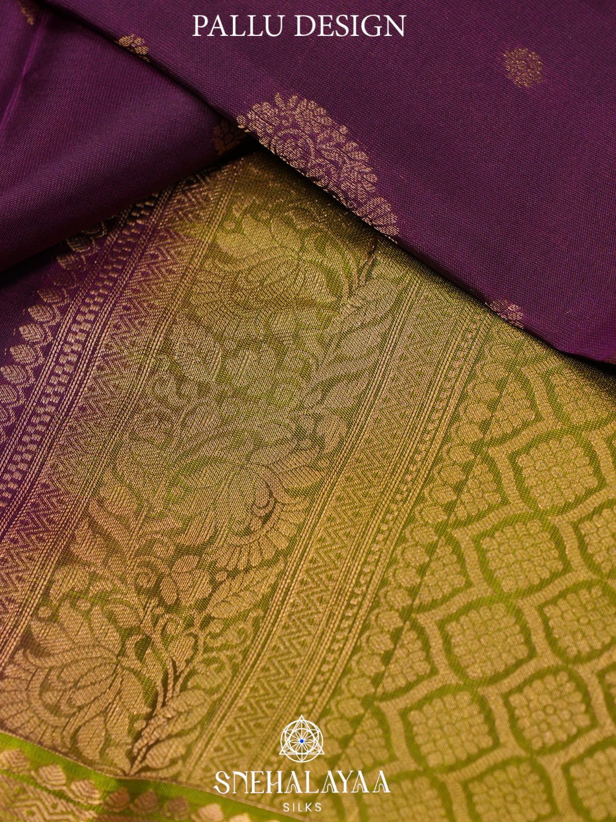 Wine Kanjivaram Silk Saree