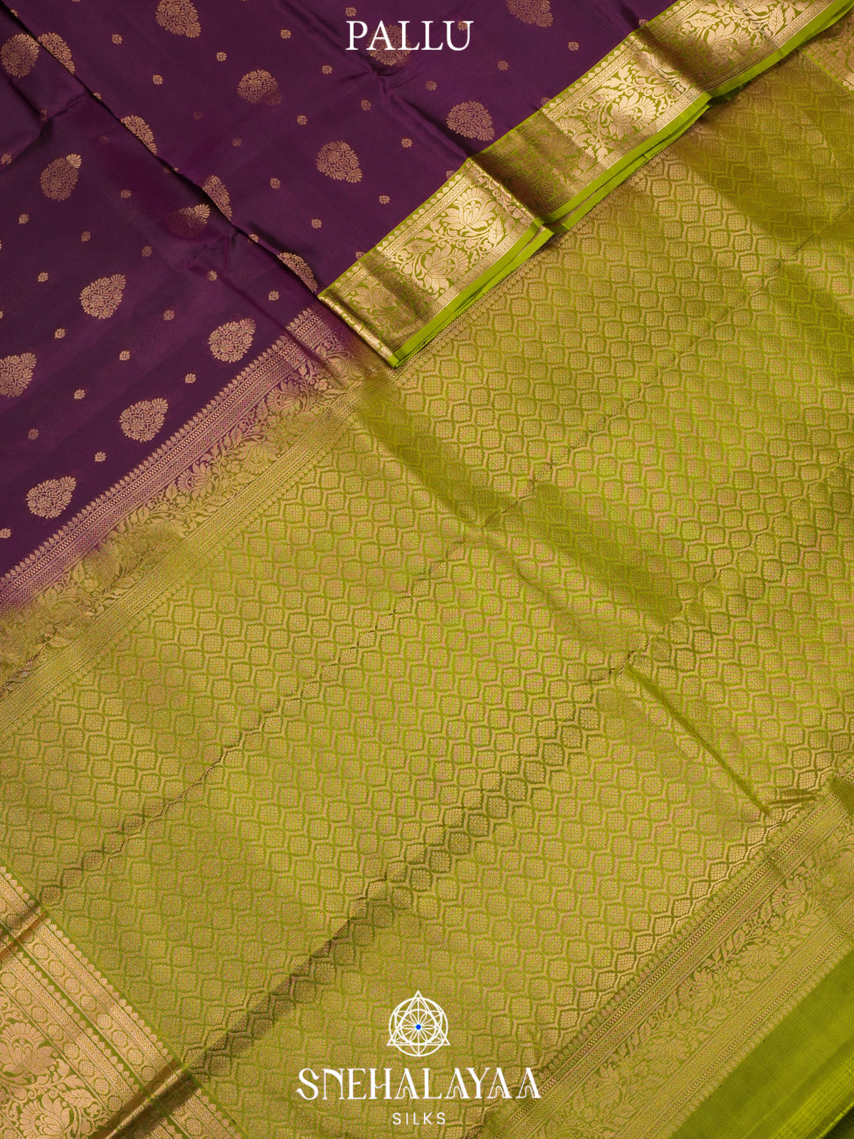 Wine Kanjivaram Silk Saree
