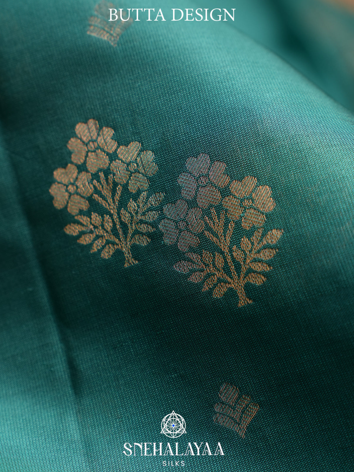 Teal Green Kanjivaram Silk Saree