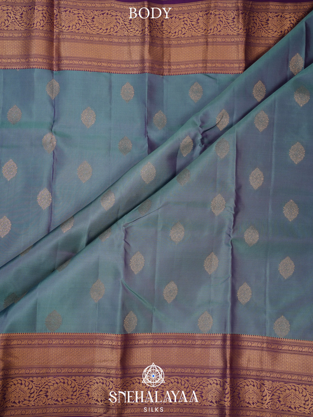 Blue Kanjivaram Silk Saree