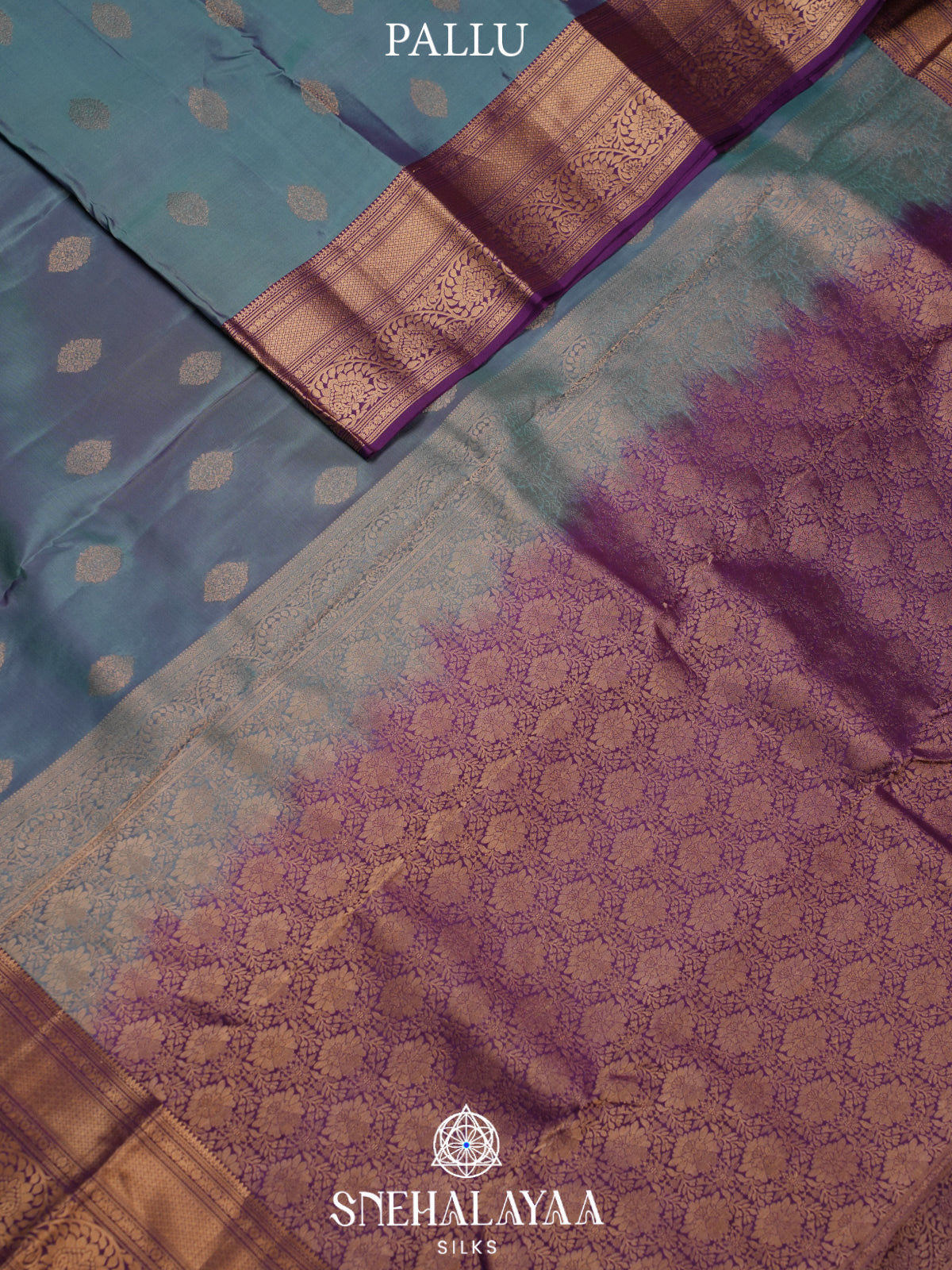 Blue Kanjivaram Silk Saree