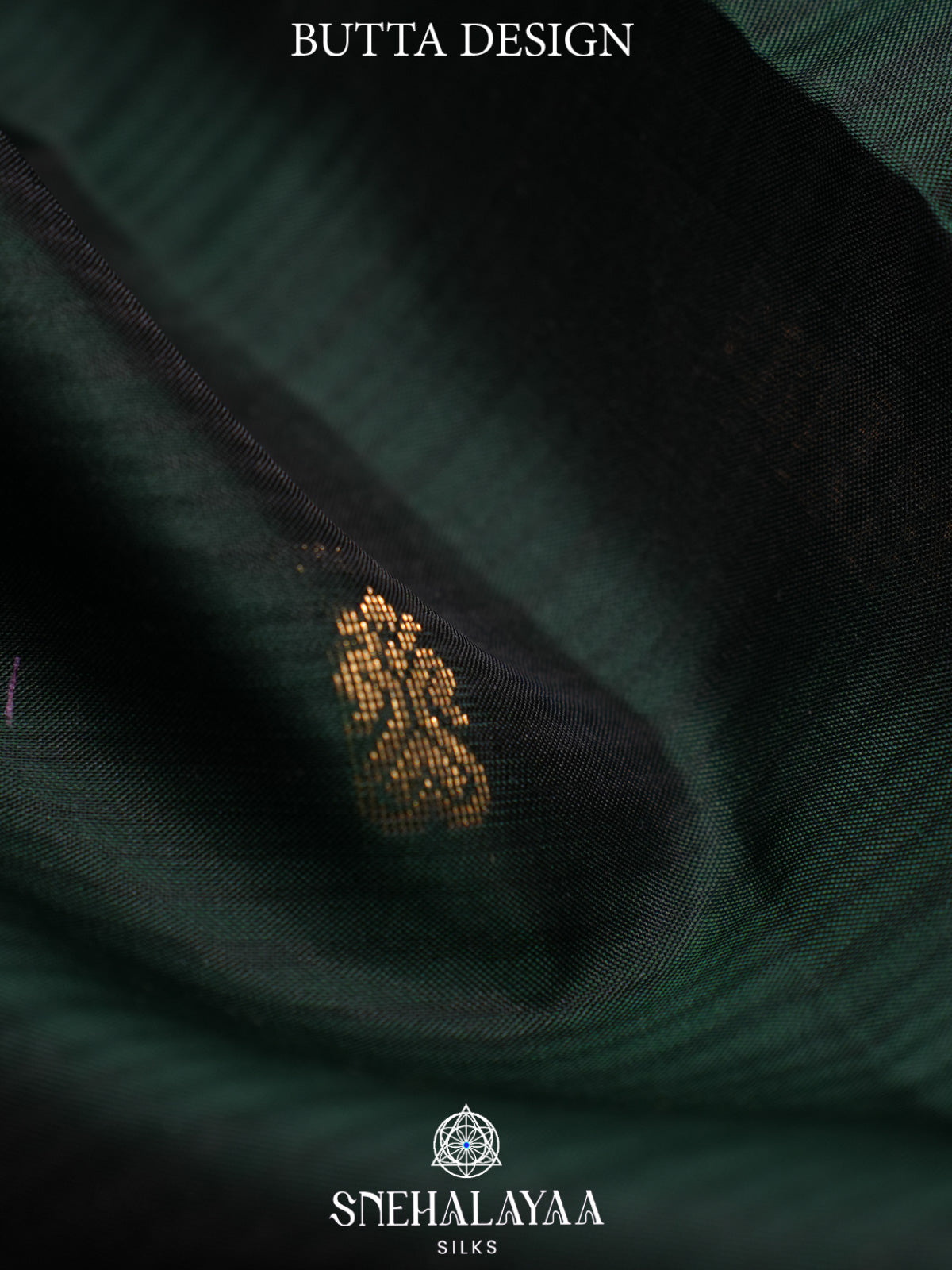 Forest Green Kanjivaram Silk Saree