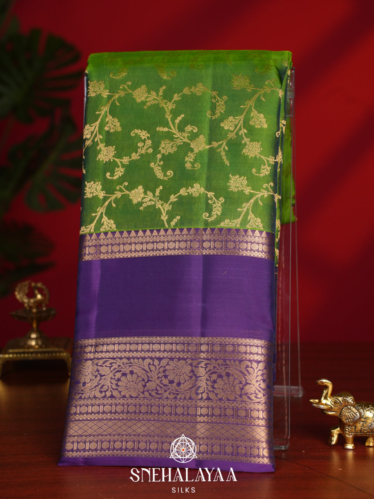 Green Kanjivaram Silk Saree