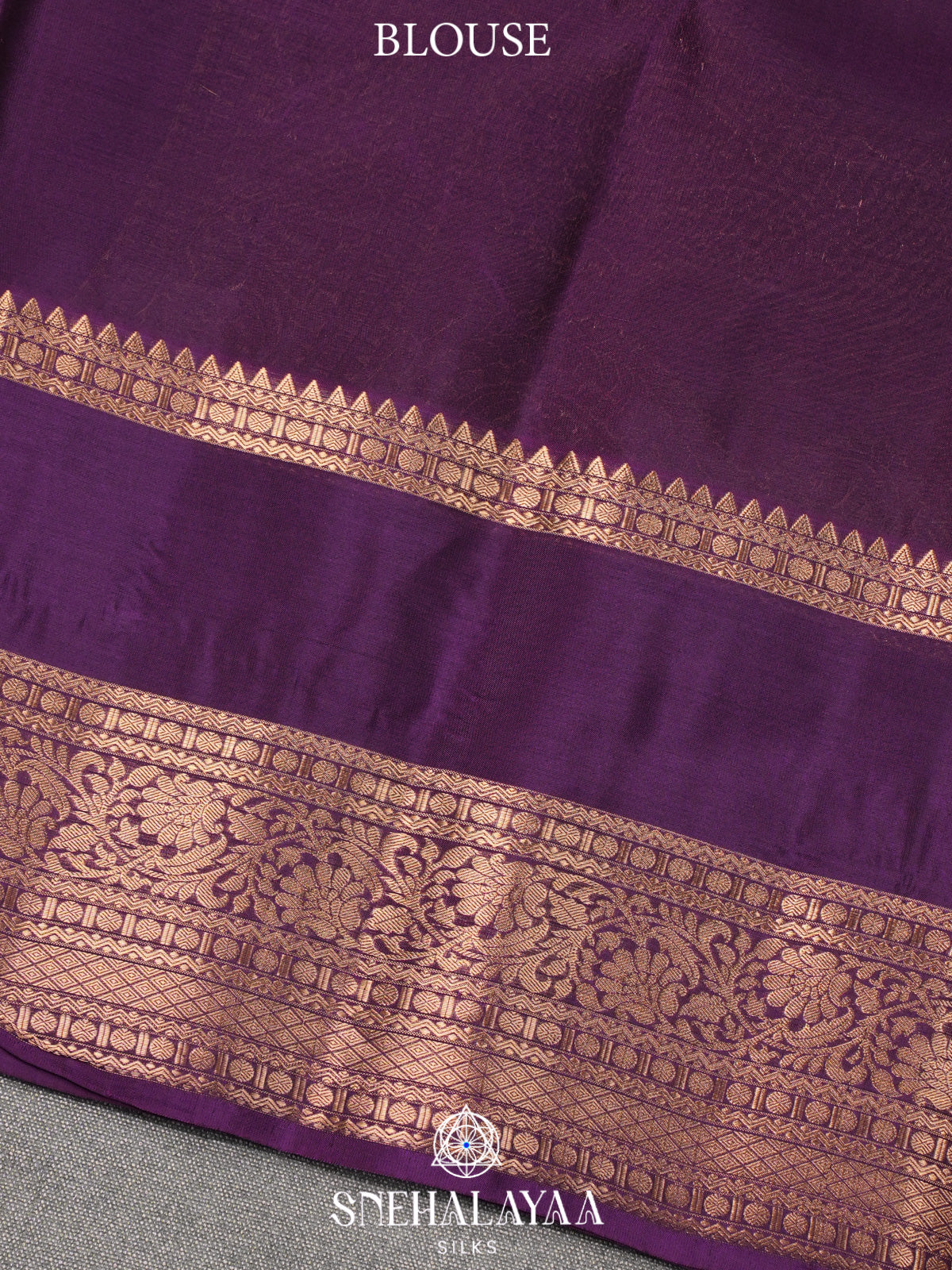 Peacock Blue Kanjivaram Silk Saree