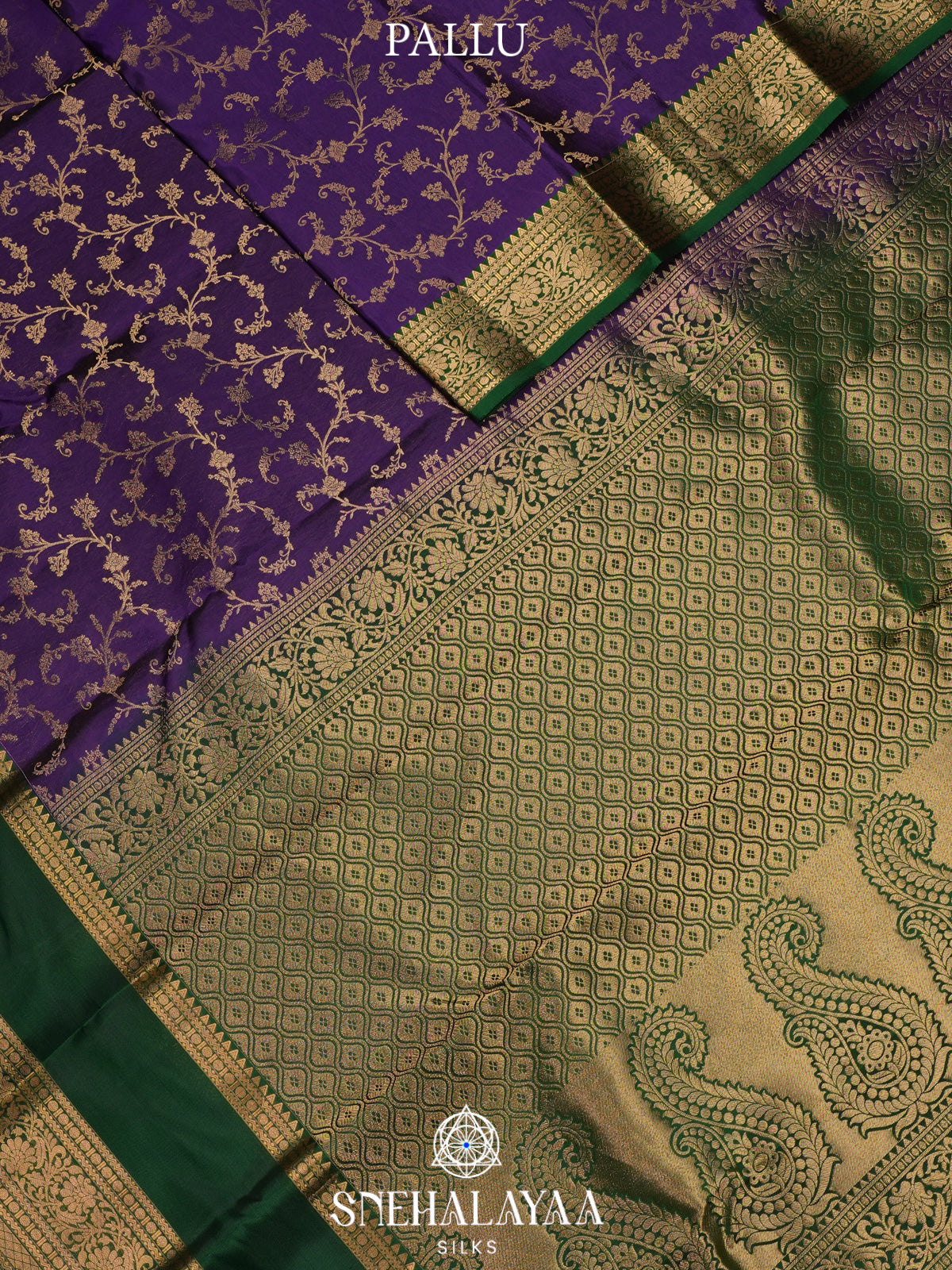 Purple Kanjivaram Silk Saree