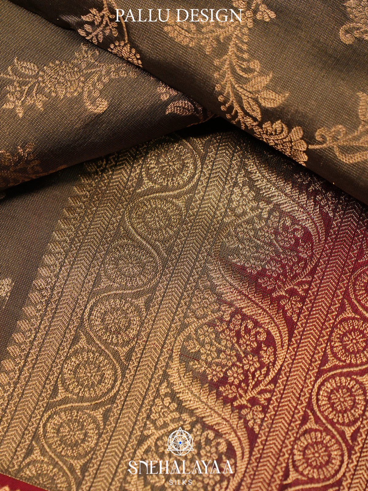 Moss Green Kanjivaram Silk Saree