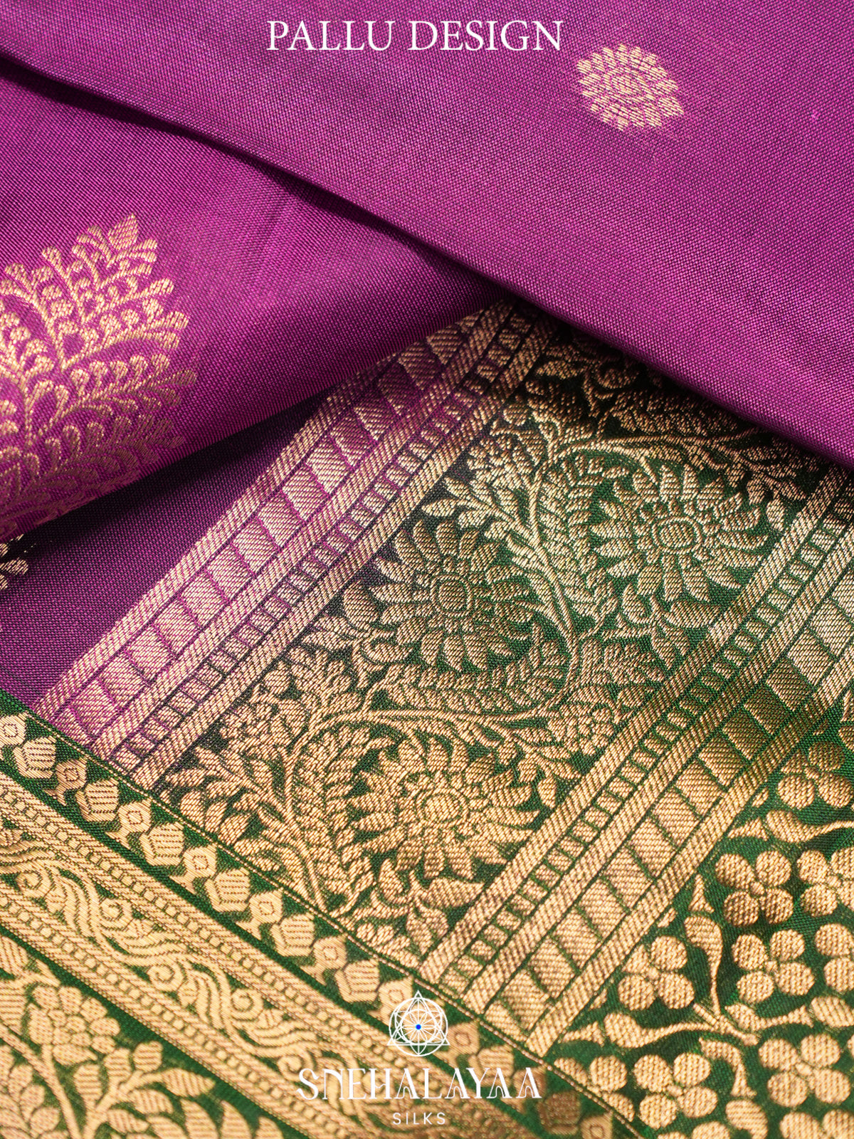 Magenta Pink Kanjivaram Silk Saree