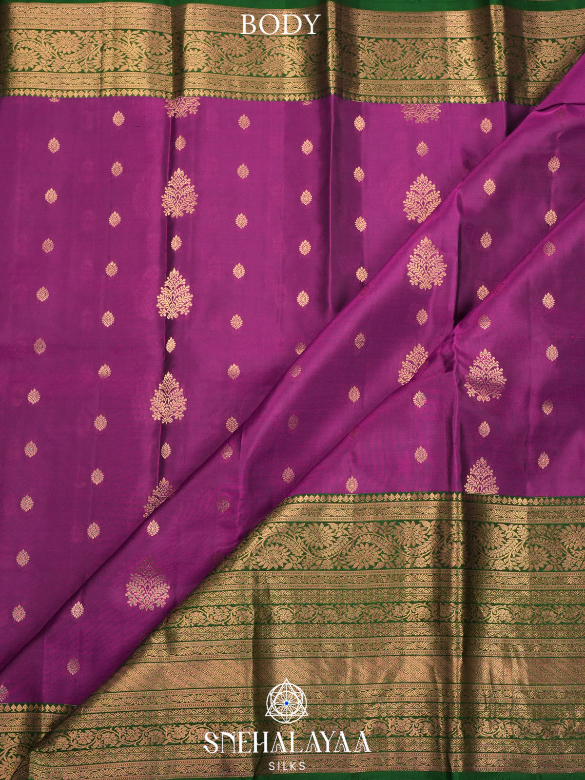 Magenta Pink Kanjivaram Silk Saree