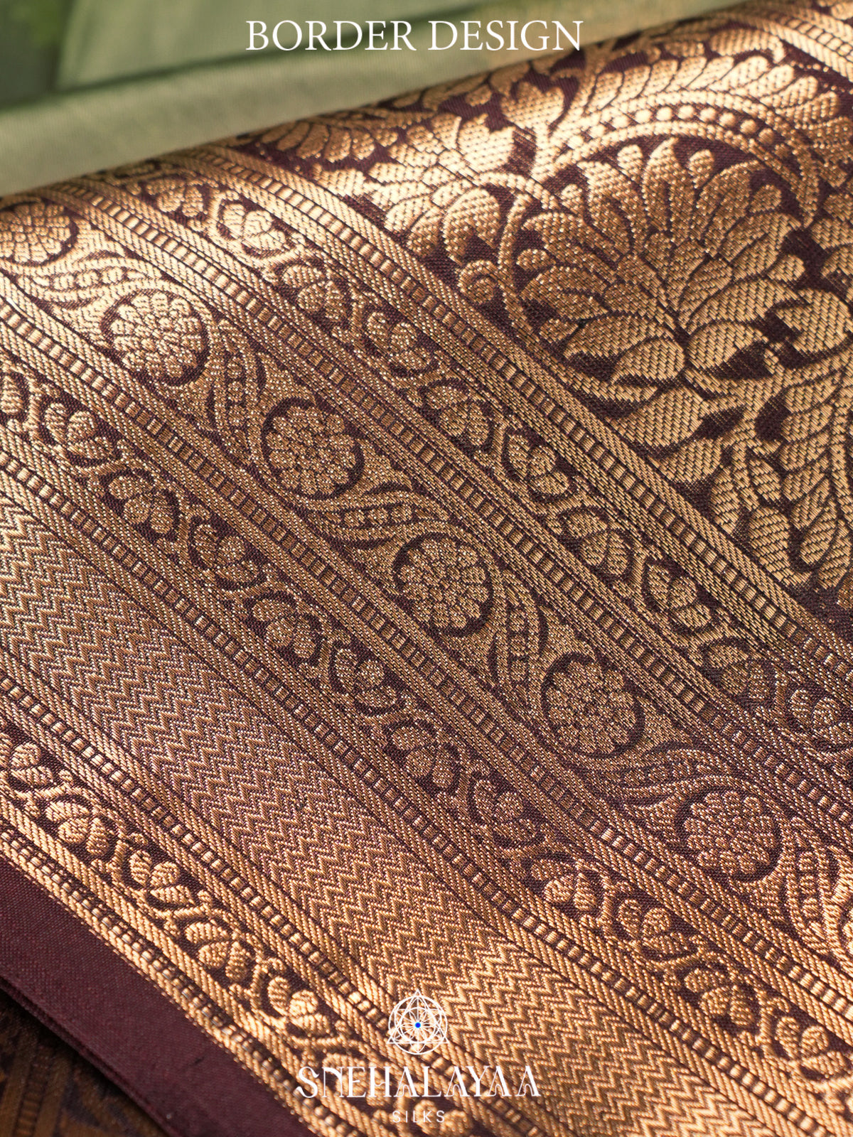 Sage Green Kanjivaram Silk Saree