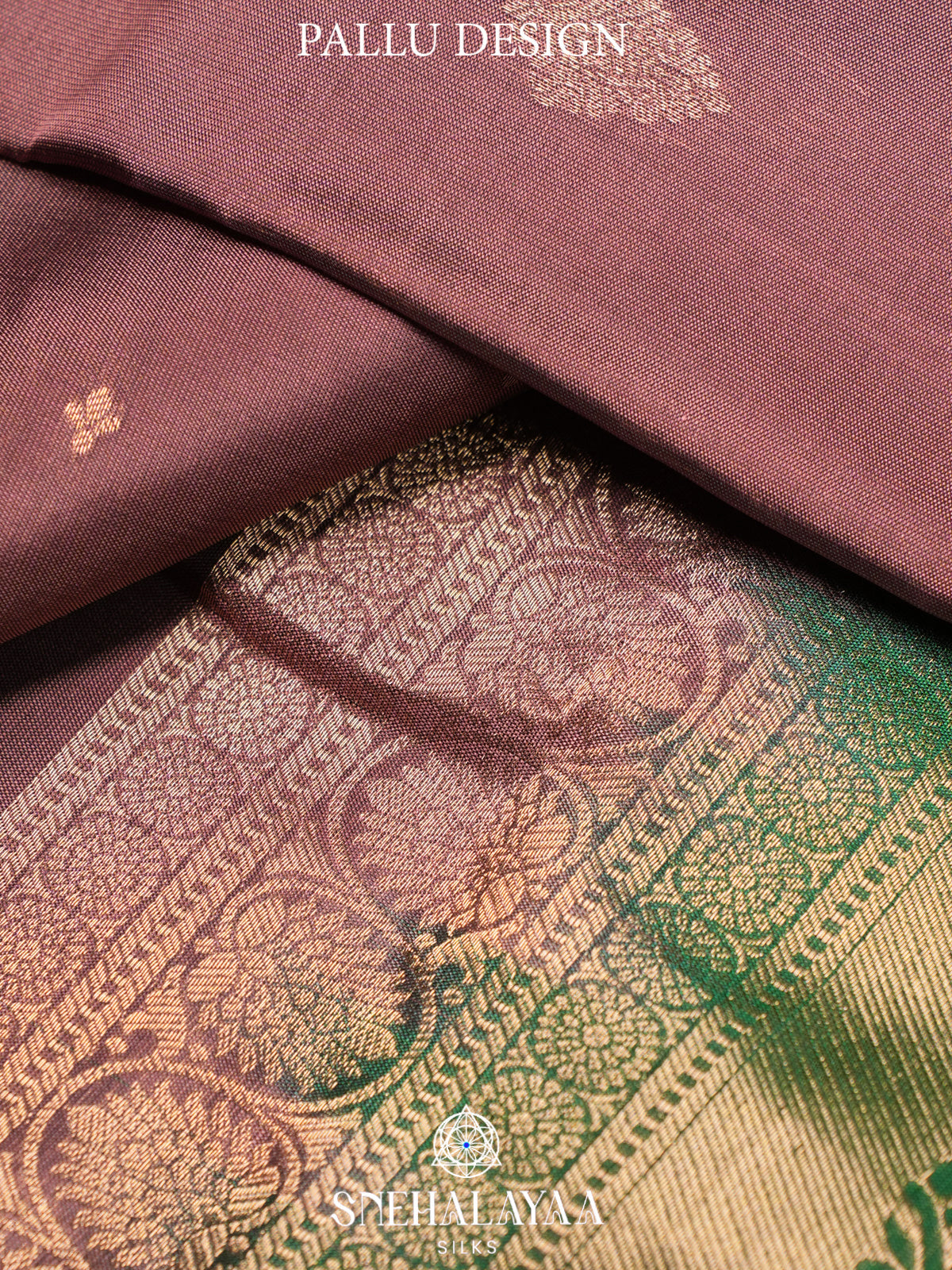 Mauve Kanjivaram Silk Saree
