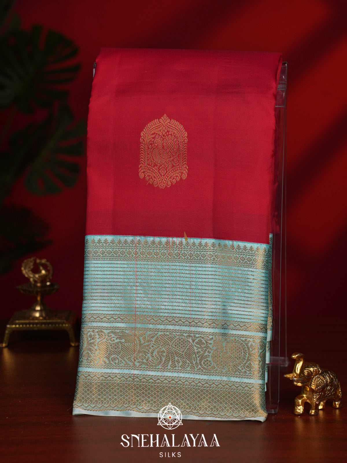 Red Kanjivaram Silk Saree