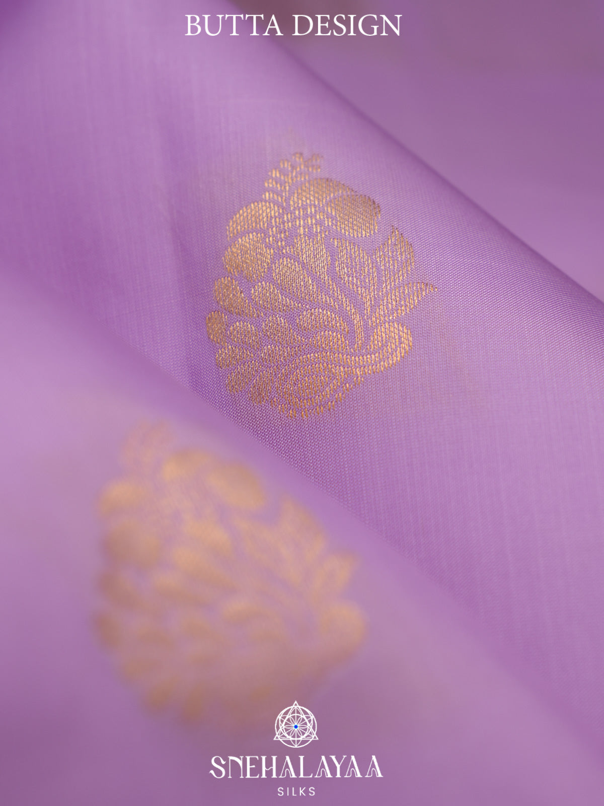 Lilac Kanjivaram Silk Saree