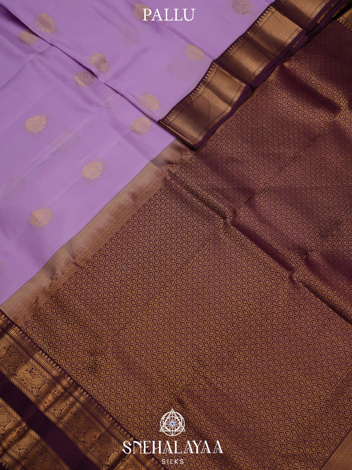 Lilac Kanjivaram Silk Saree