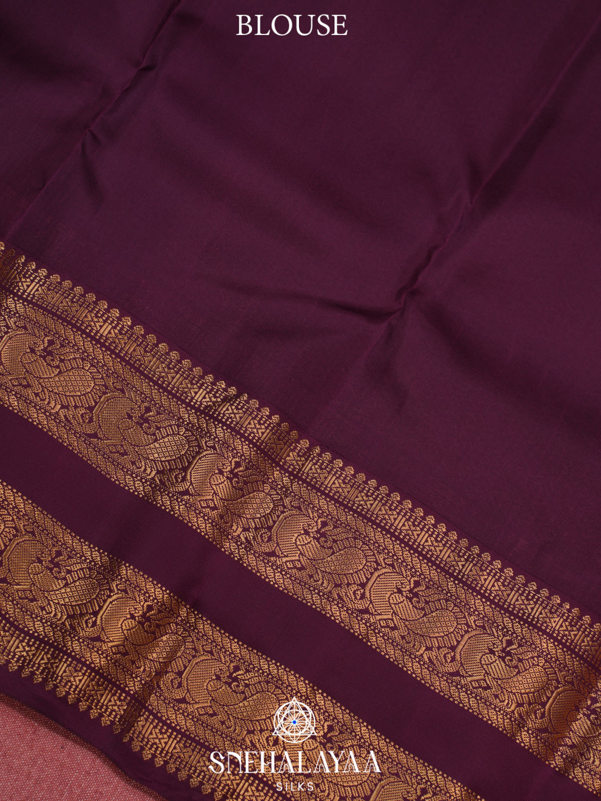 Lilac Kanjivaram Silk Saree