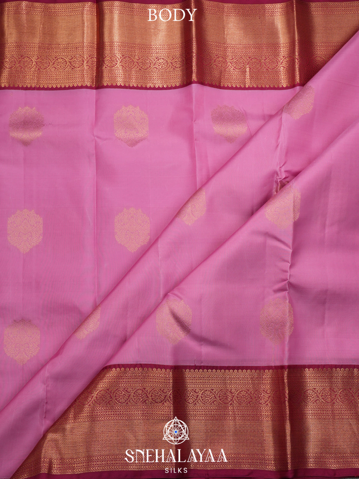 Pink Kanjivaram Silk Saree