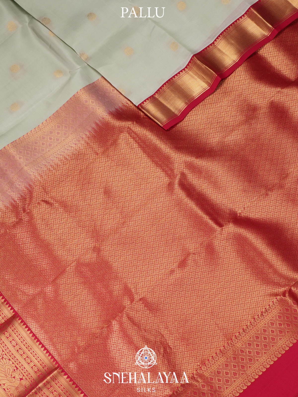 White Kanjivaram Silk Saree