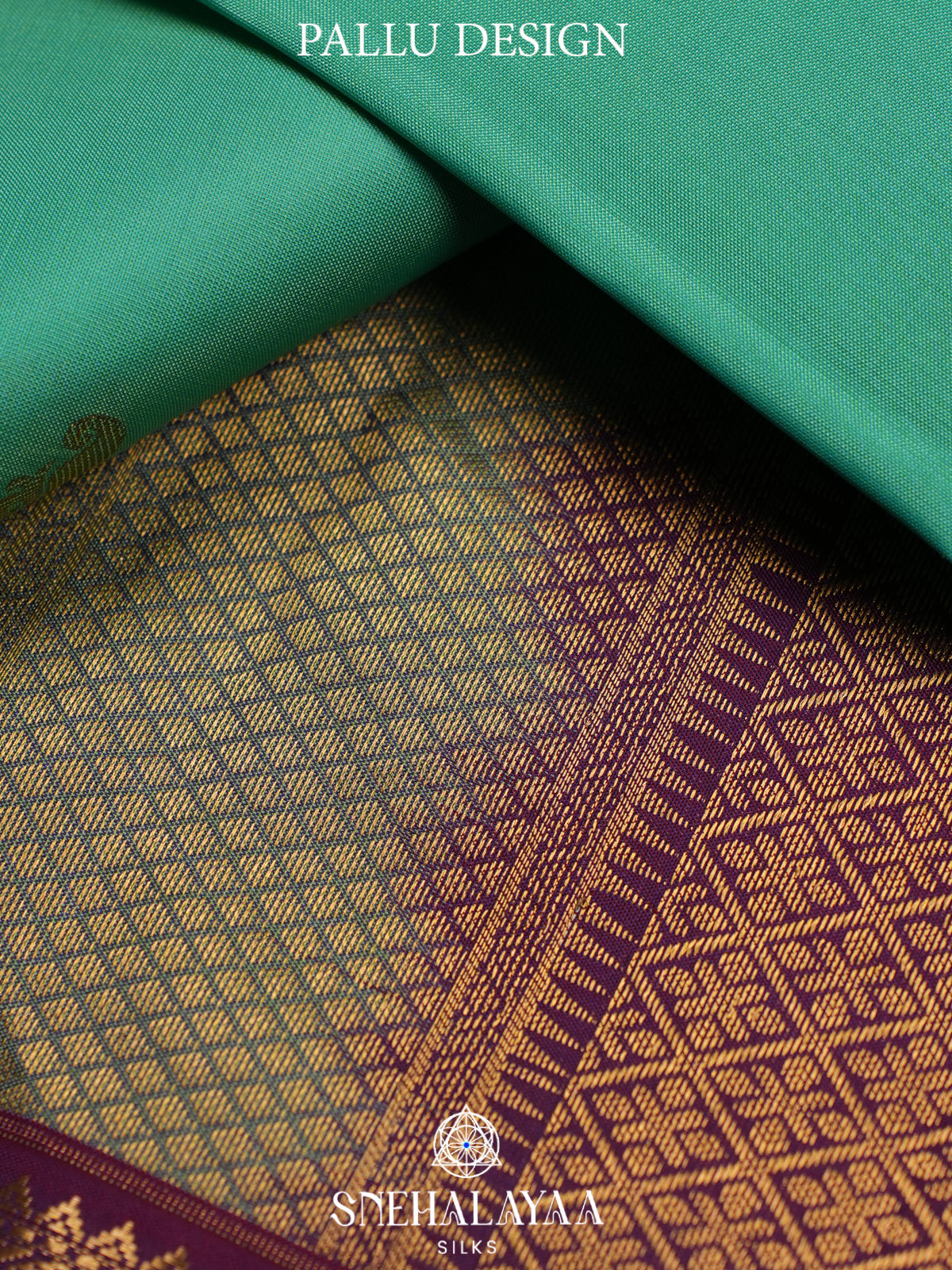Mint Green Kanjivaram Silk Saree